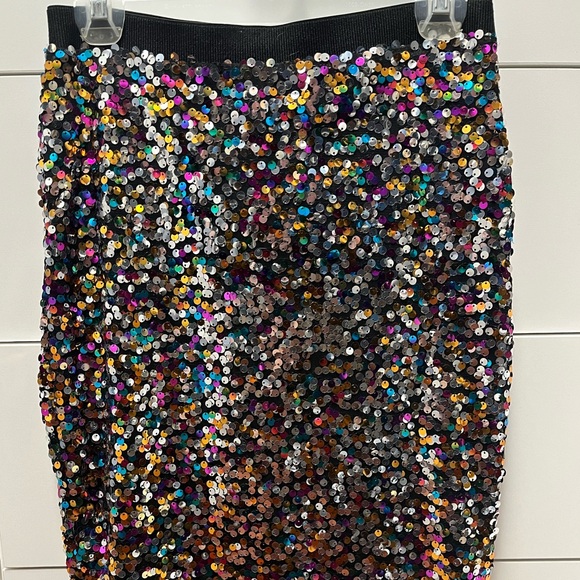 Sequin Midi Skirt - Picture 4 of 4